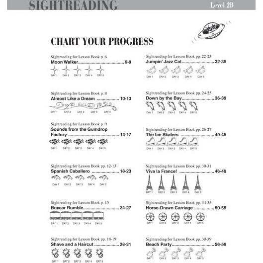 Level 2B - Sightreading Book