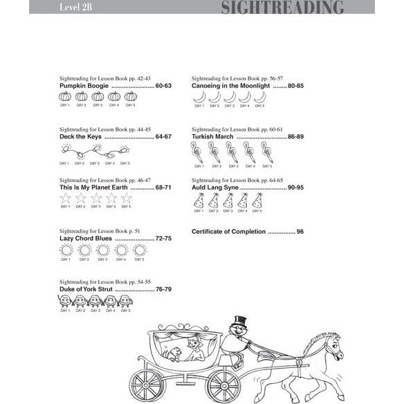 Level 2B - Sightreading Book