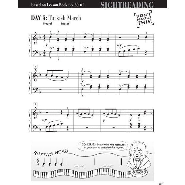Level 2B - Sightreading Book