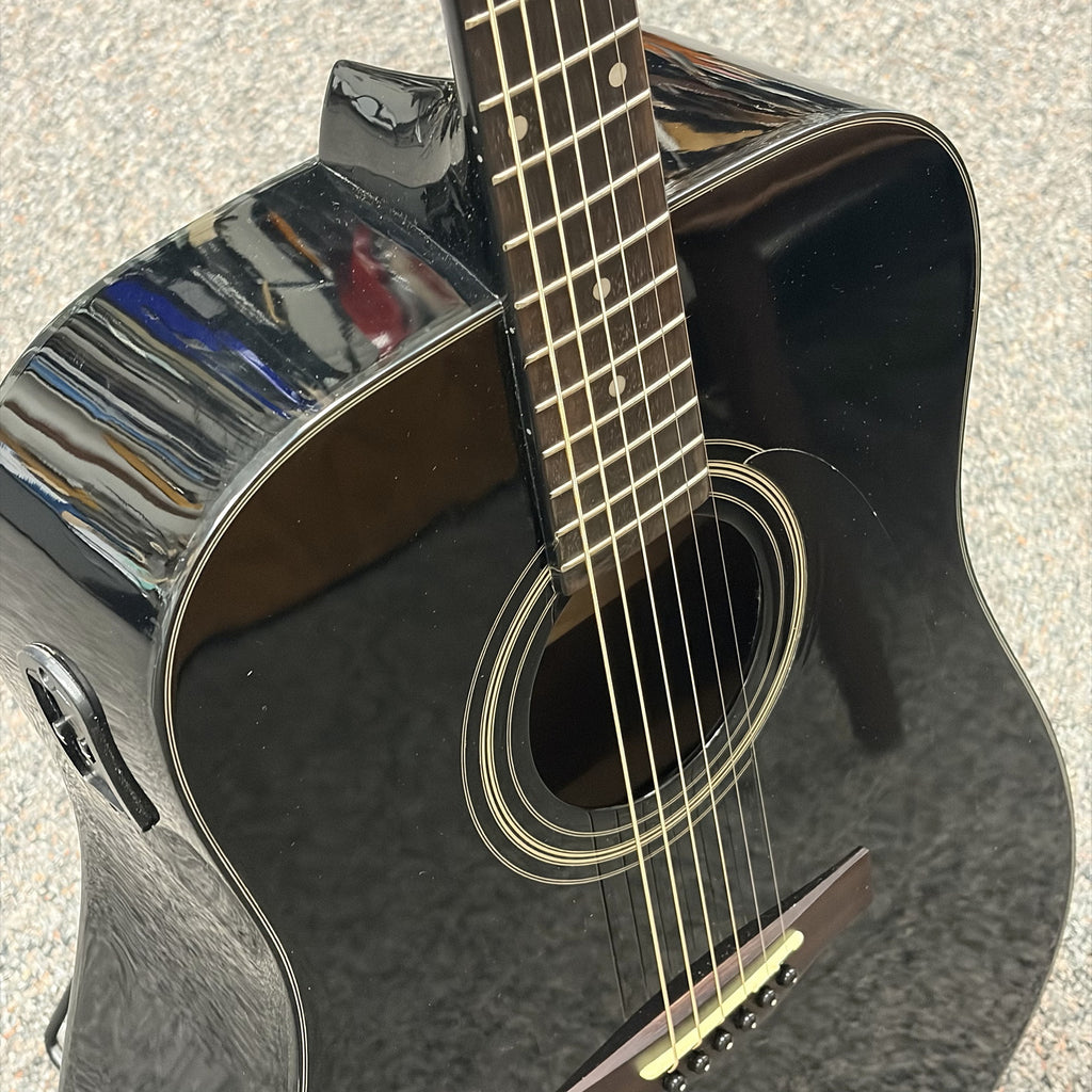 Fender Acoustic Electric Guitar DG11E-BLK Black - Excellent