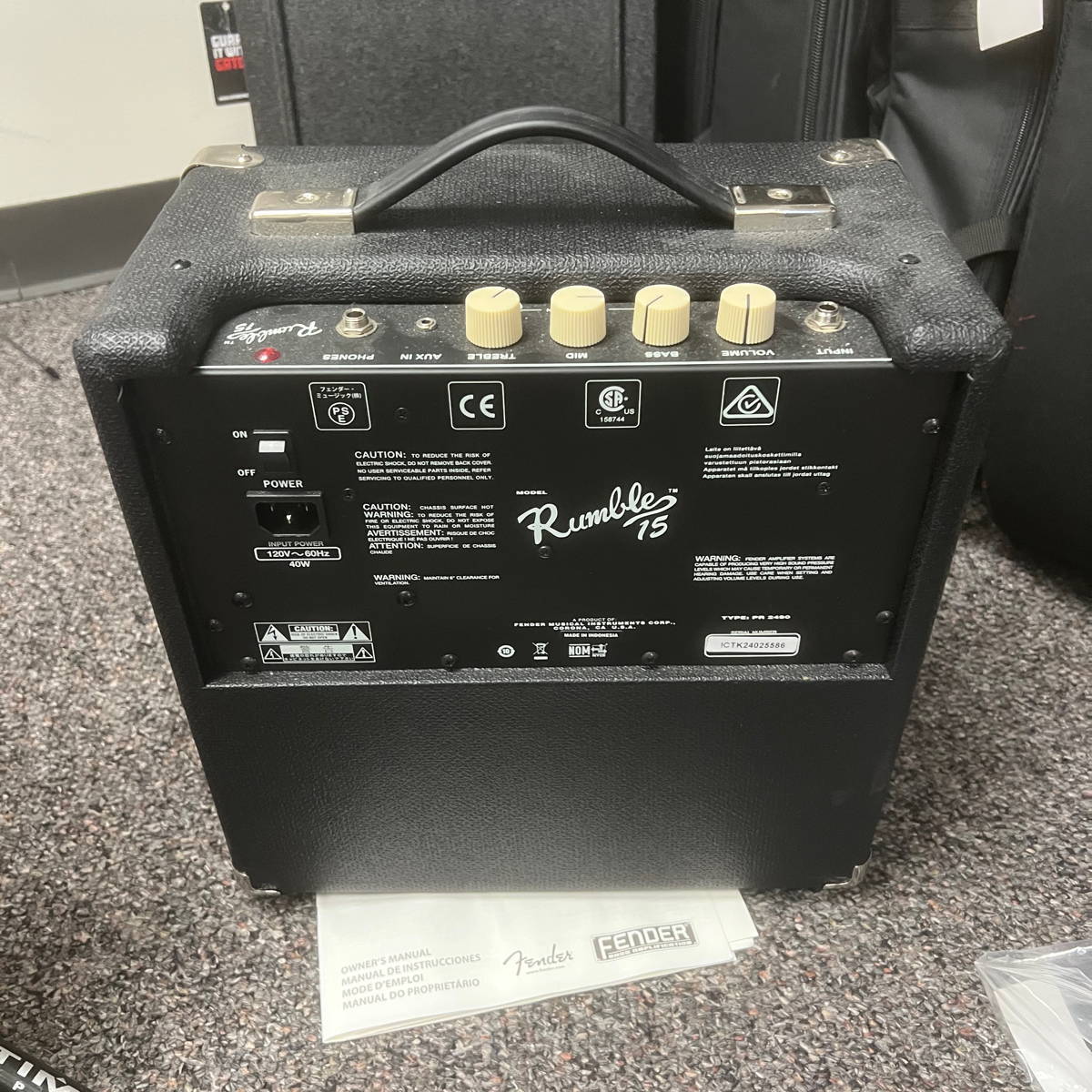 Fender Rumble 15 1 x 8-inch 15-watt Bass Combo Amp