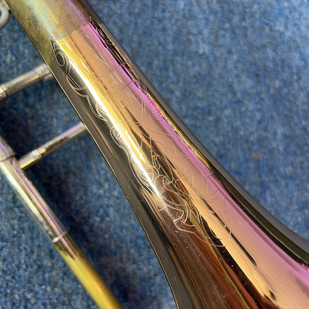 GC Conn 88H Professional Trombone with F Attachment & Rose Brass Bell w/Gig Bag