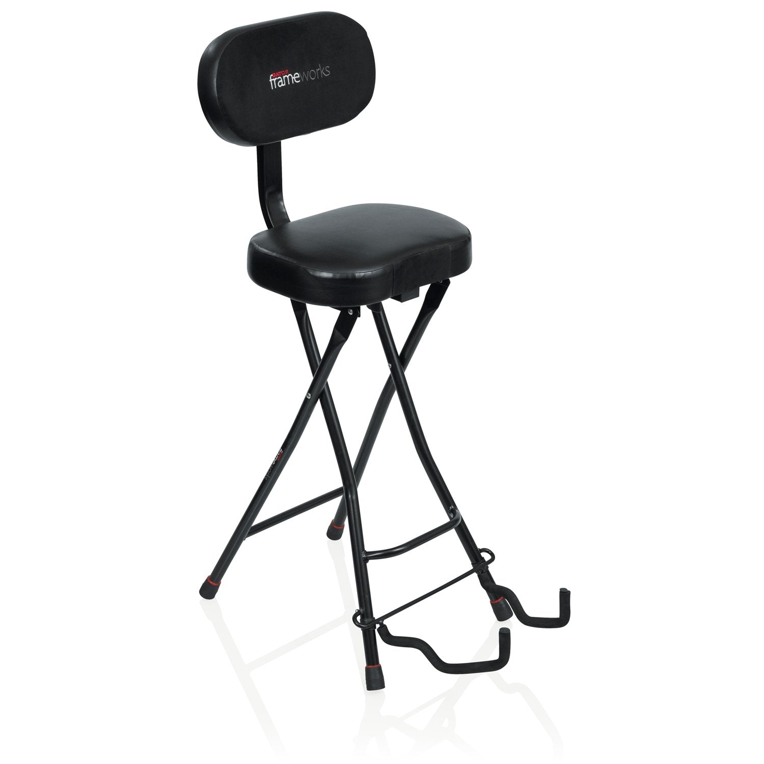 Gator Frameworks Combination Guitar Performance Seat And Single Guitar Stand