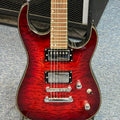 Greg Bennett Design by Samick Concord CD-3 TBC Quilt Top Red Electric Guitar - Used