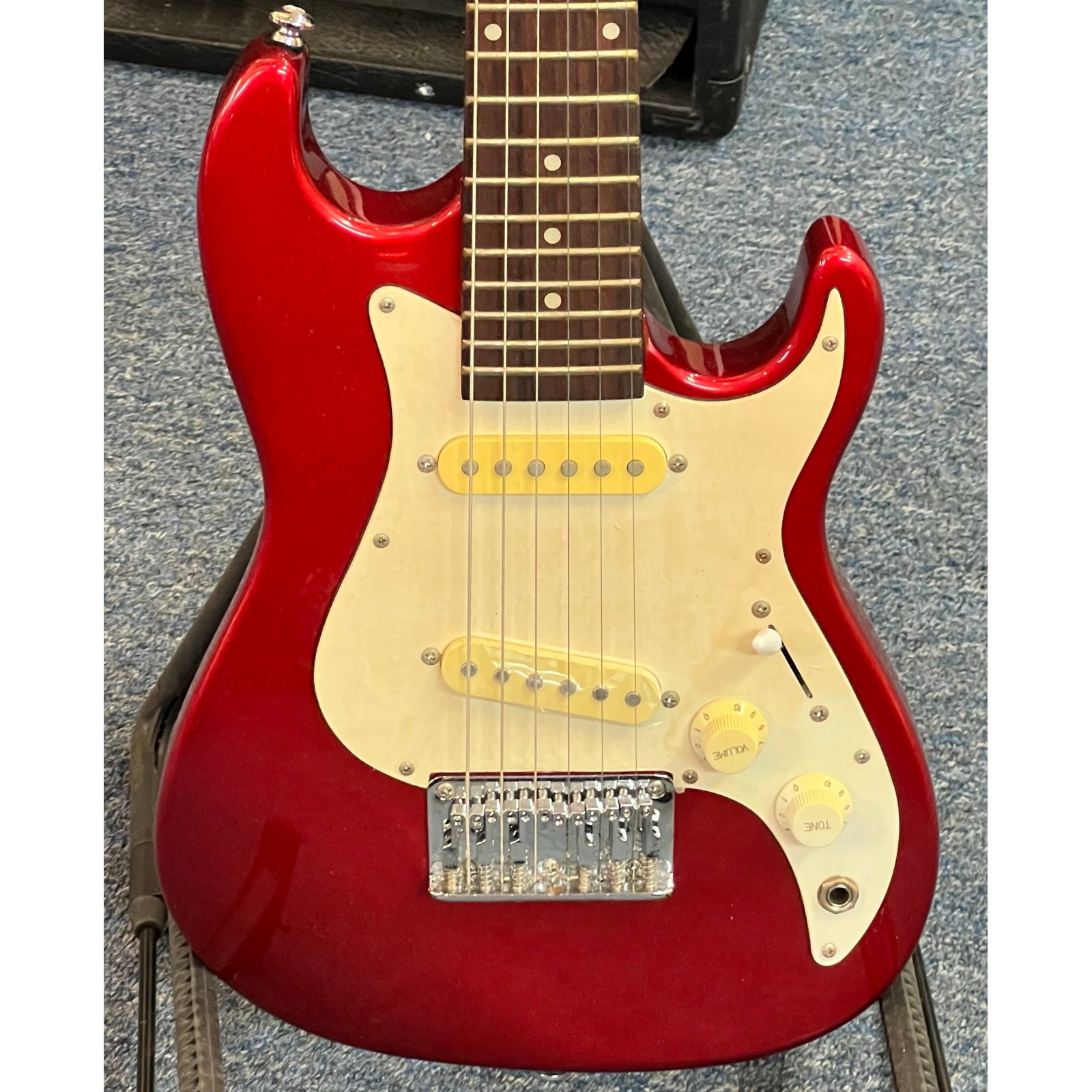 Greg Bennett Samick MMB1 Malibu Red Mini Electric Guitar - Used