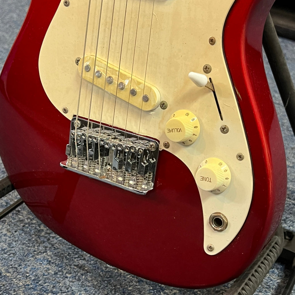 Greg Bennett Samick MMB1 Malibu Red Mini Electric Guitar - Used