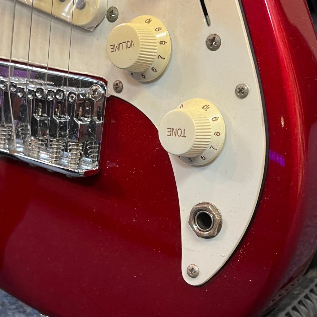Greg Bennett Samick MMB1 Malibu Red Mini Electric Guitar - Used