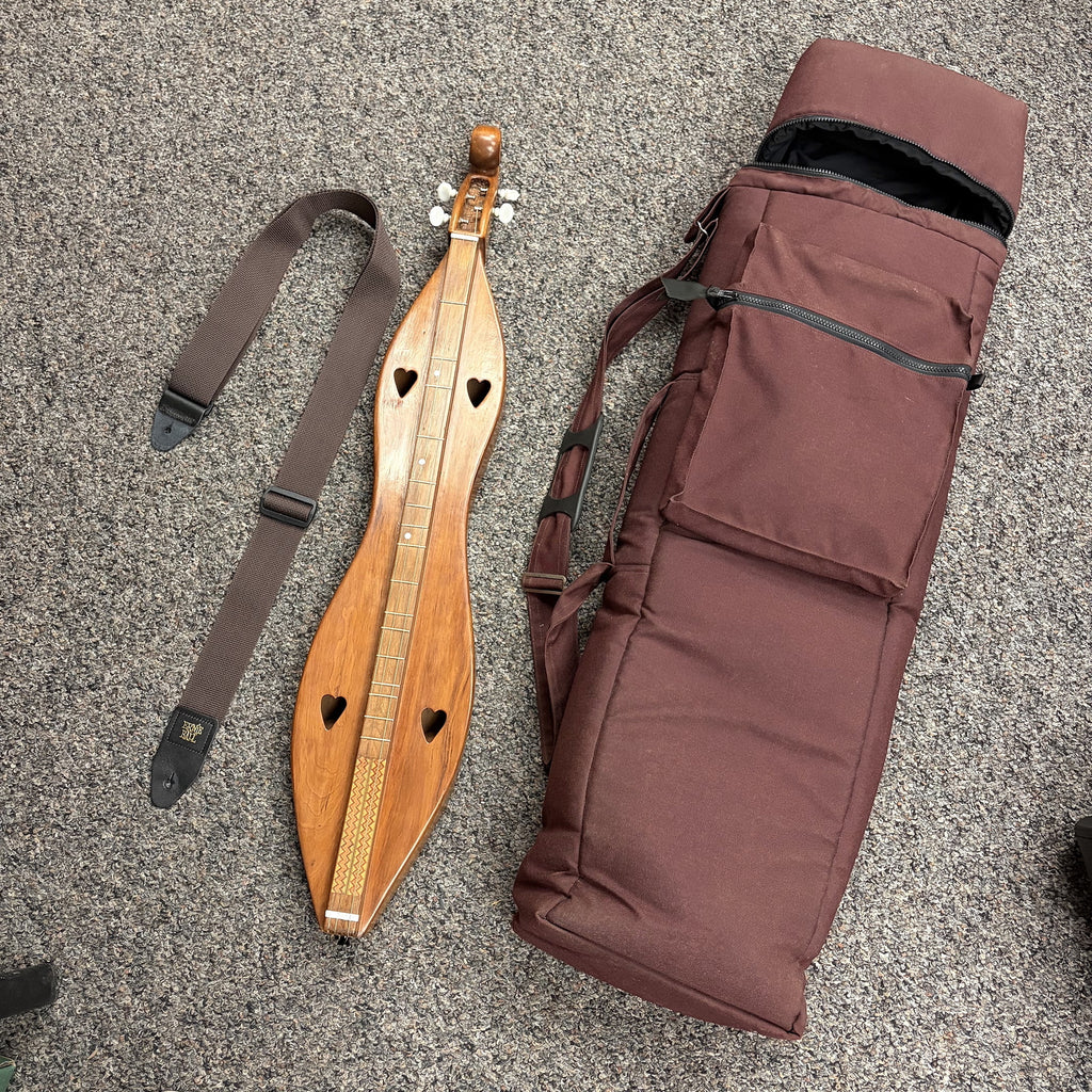 Hourglass Mountain Dulcimer 1970s, brand unknown with case