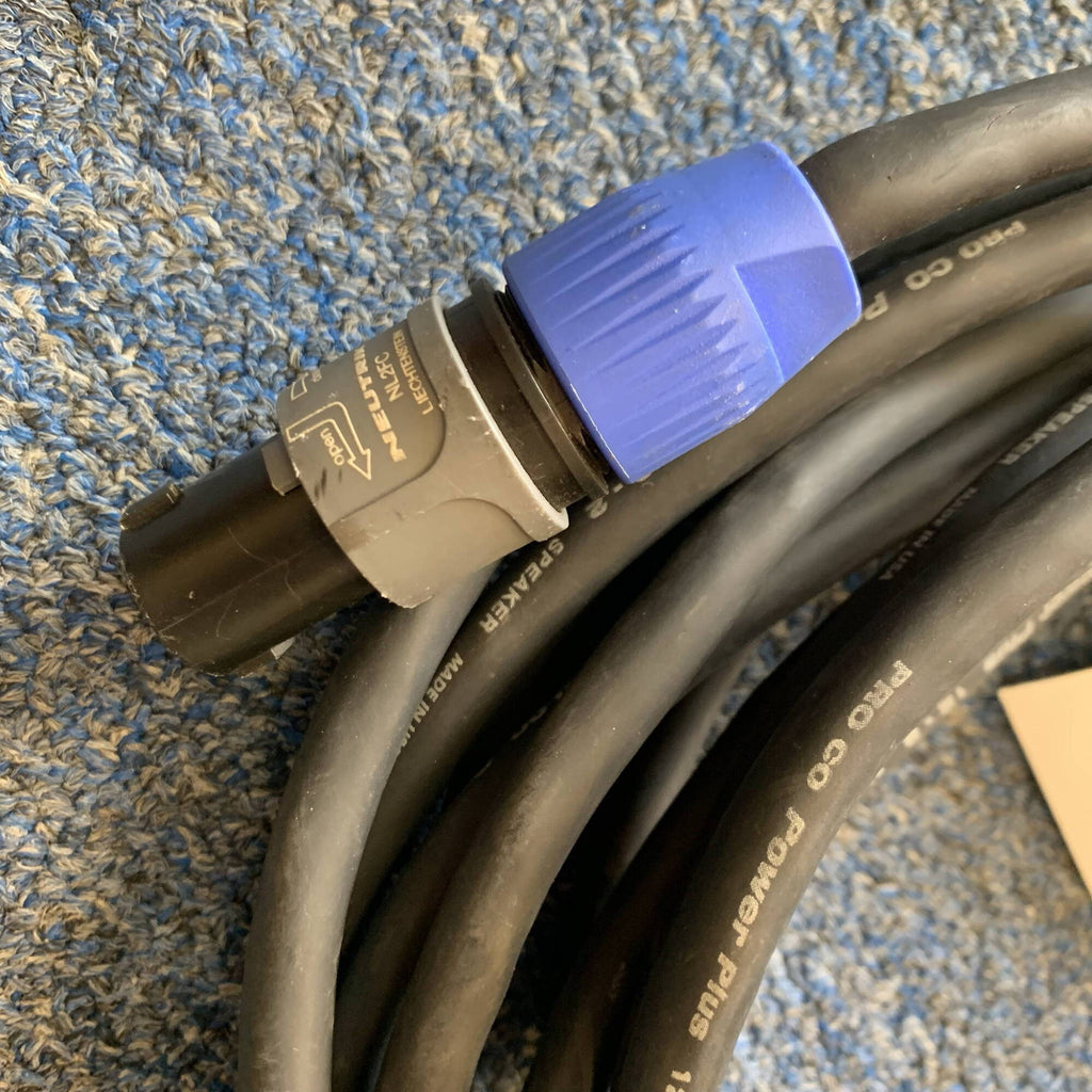 ProCo Power Plus 12-2 Speaker Cable Speakon USA 25’ (used)