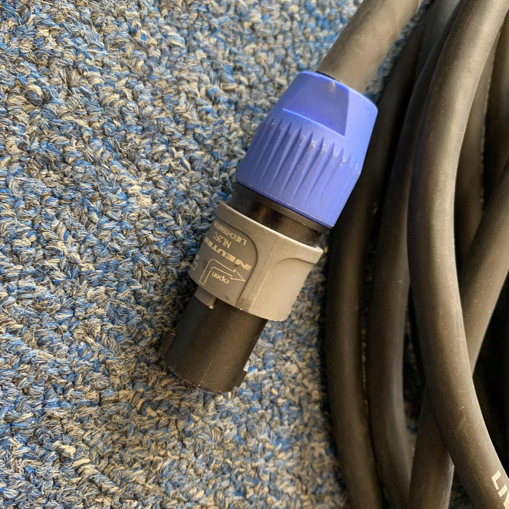 Live Wire Elite 2 x 12ga conductors Speaker Cable Speakon 50’ (used)