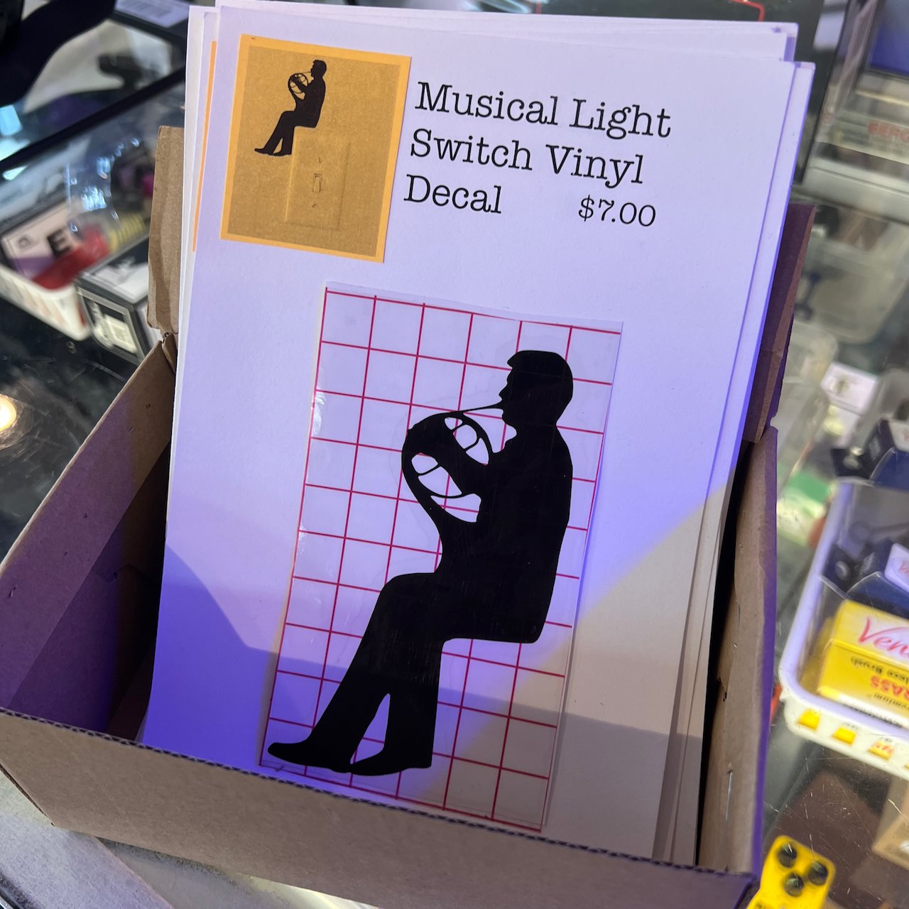 Musical Light Switch Vinyl Decal
