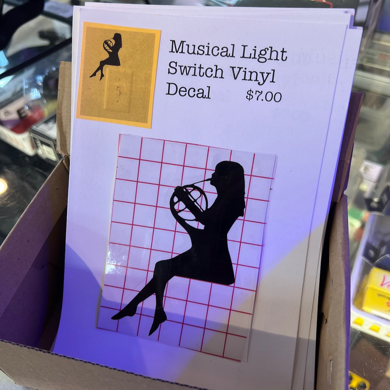 Musical Light Switch Vinyl Decal