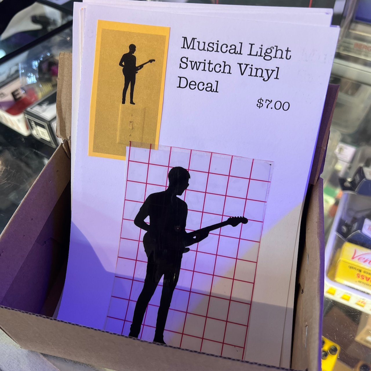 Musical Light Switch Vinyl Decal