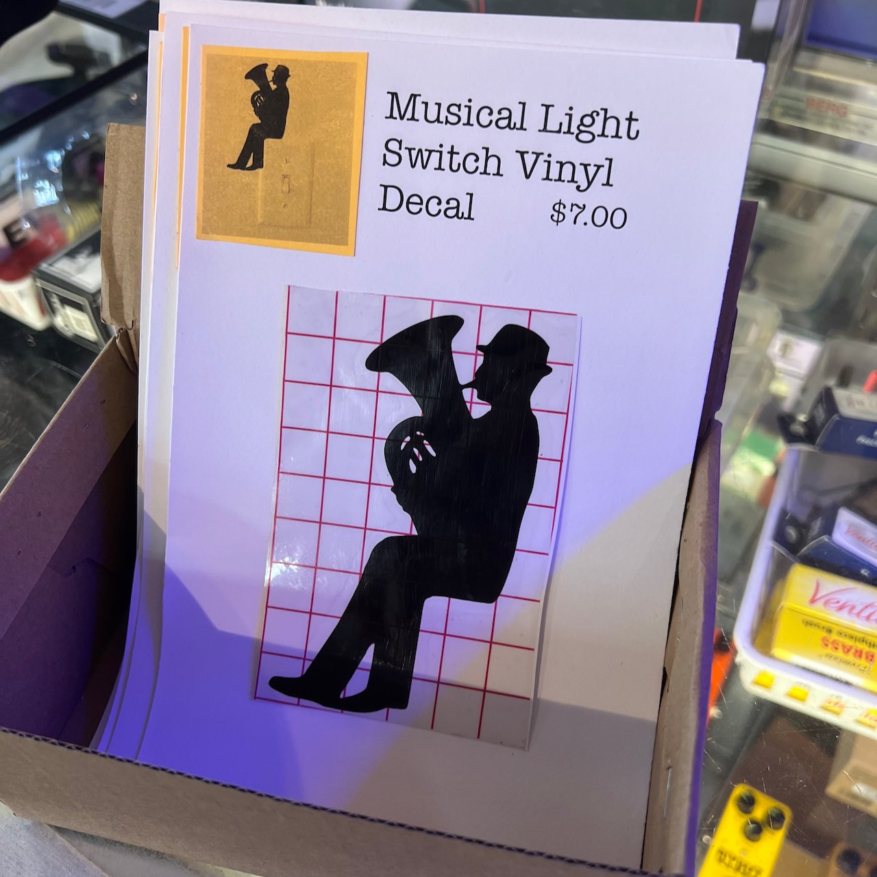 Musical Light Switch Vinyl Decal