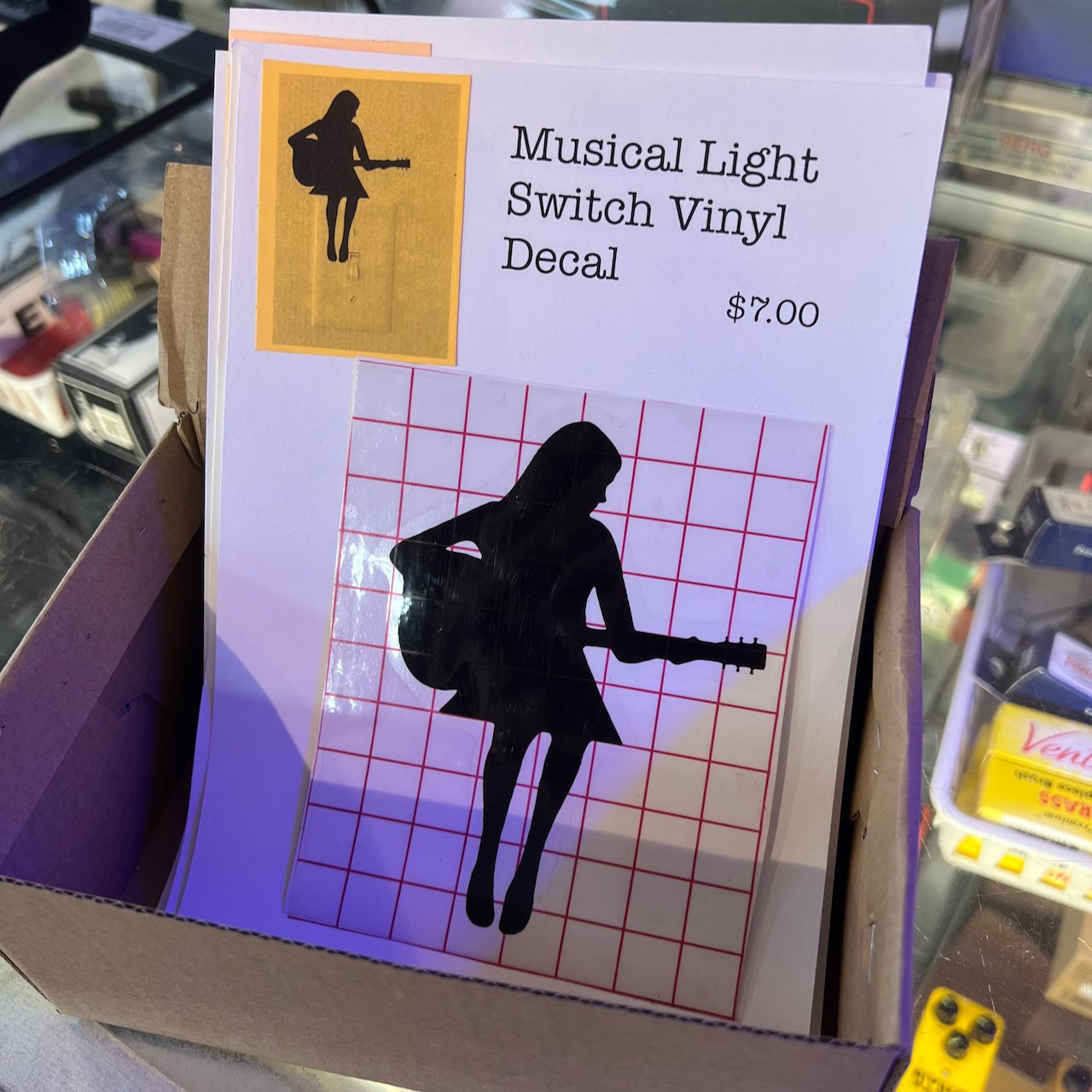 Musical Light Switch Vinyl Decal