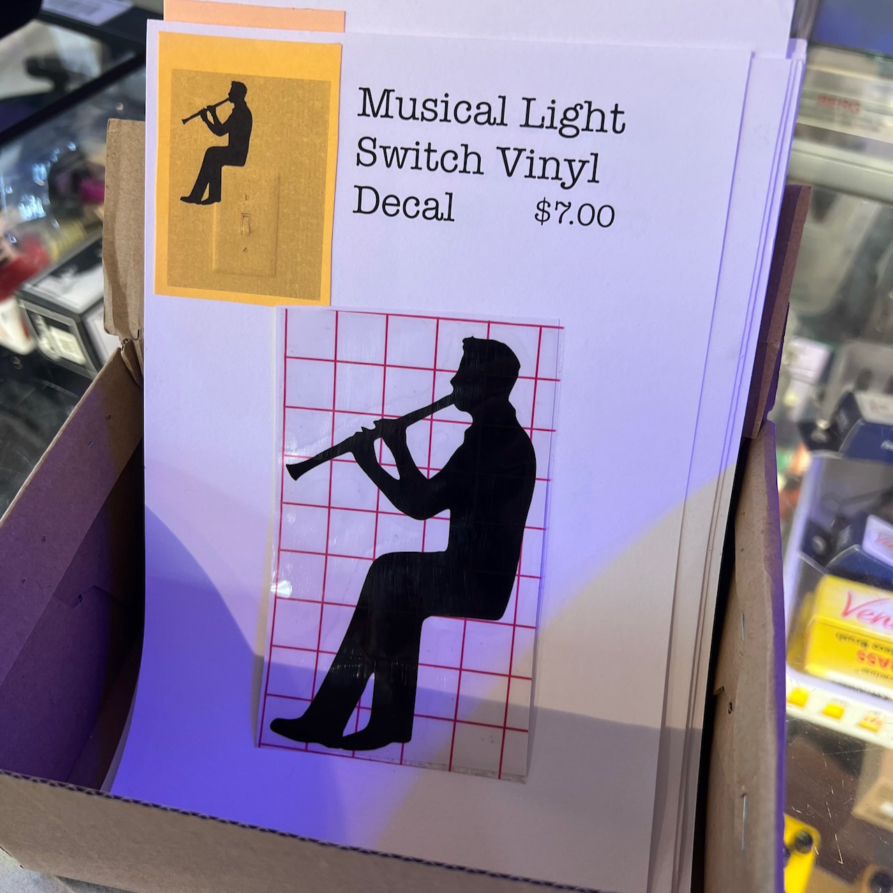 Musical Light Switch Vinyl Decal