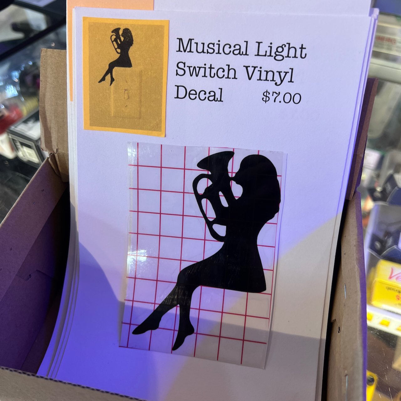 Musical Light Switch Vinyl Decal