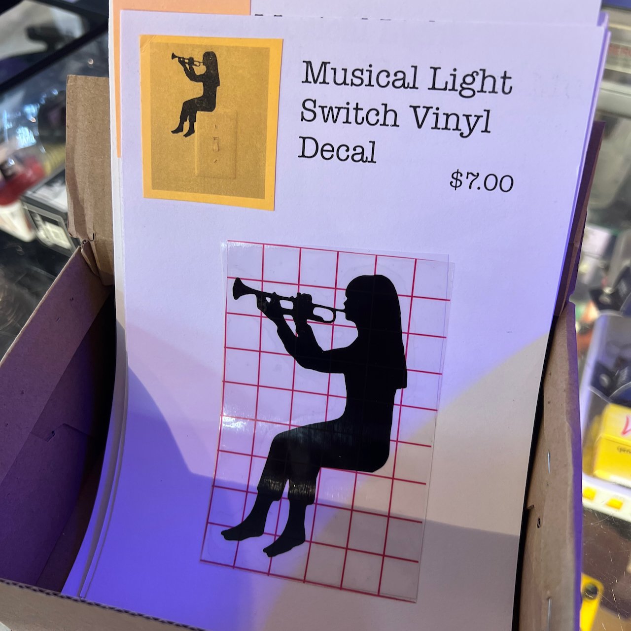 Musical Light Switch Vinyl Decal