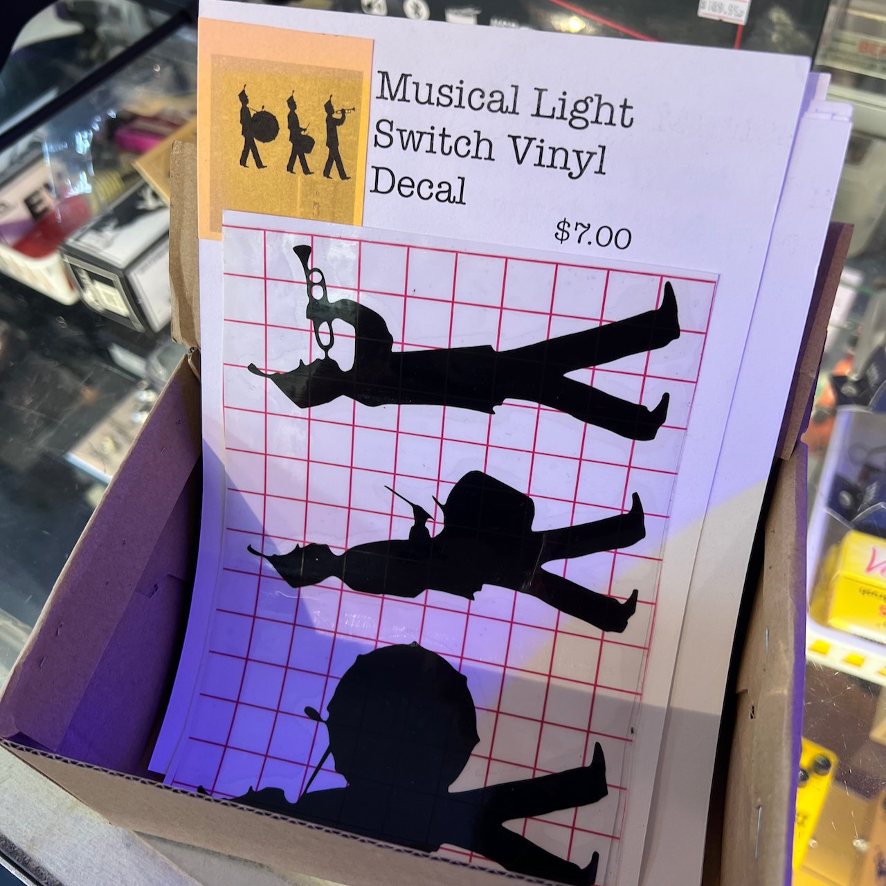 Musical Light Switch Vinyl Decal