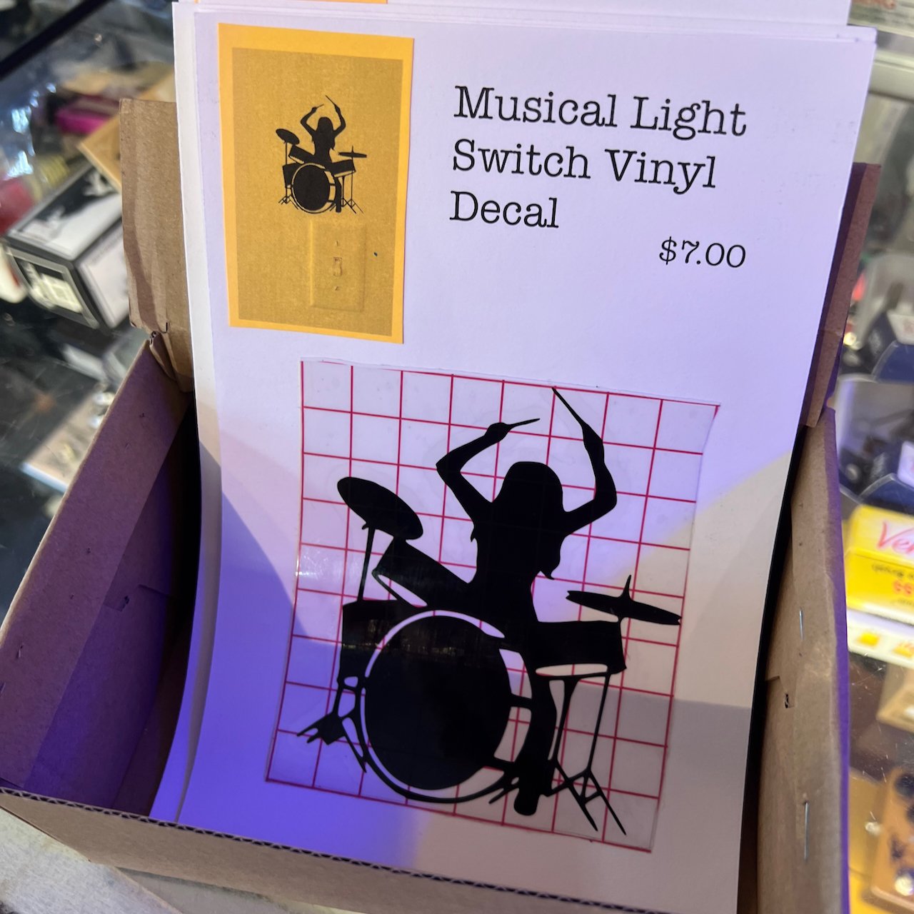 Musical Light Switch Vinyl Decal