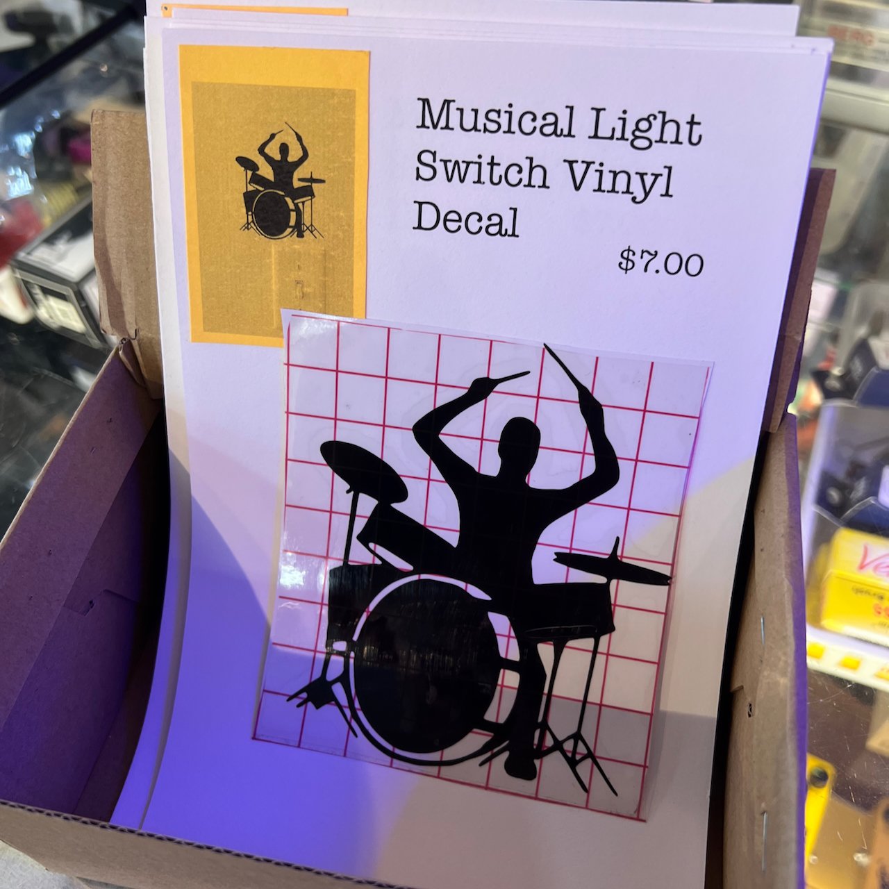 Musical Light Switch Vinyl Decal