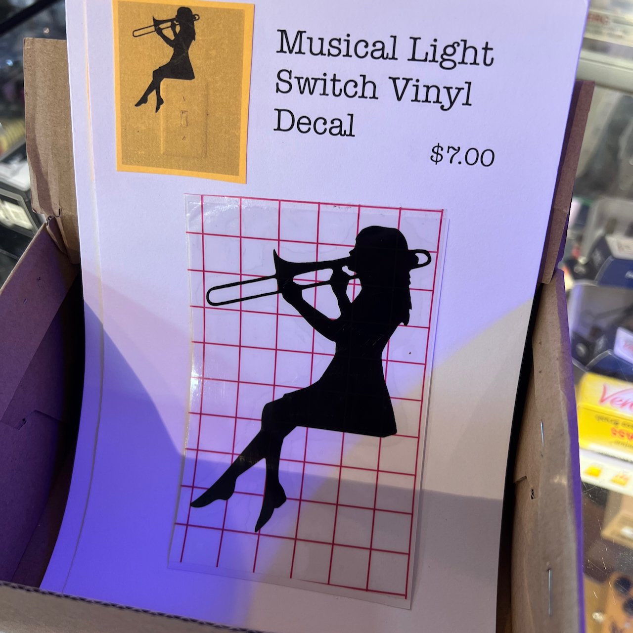 Musical Light Switch Vinyl Decal