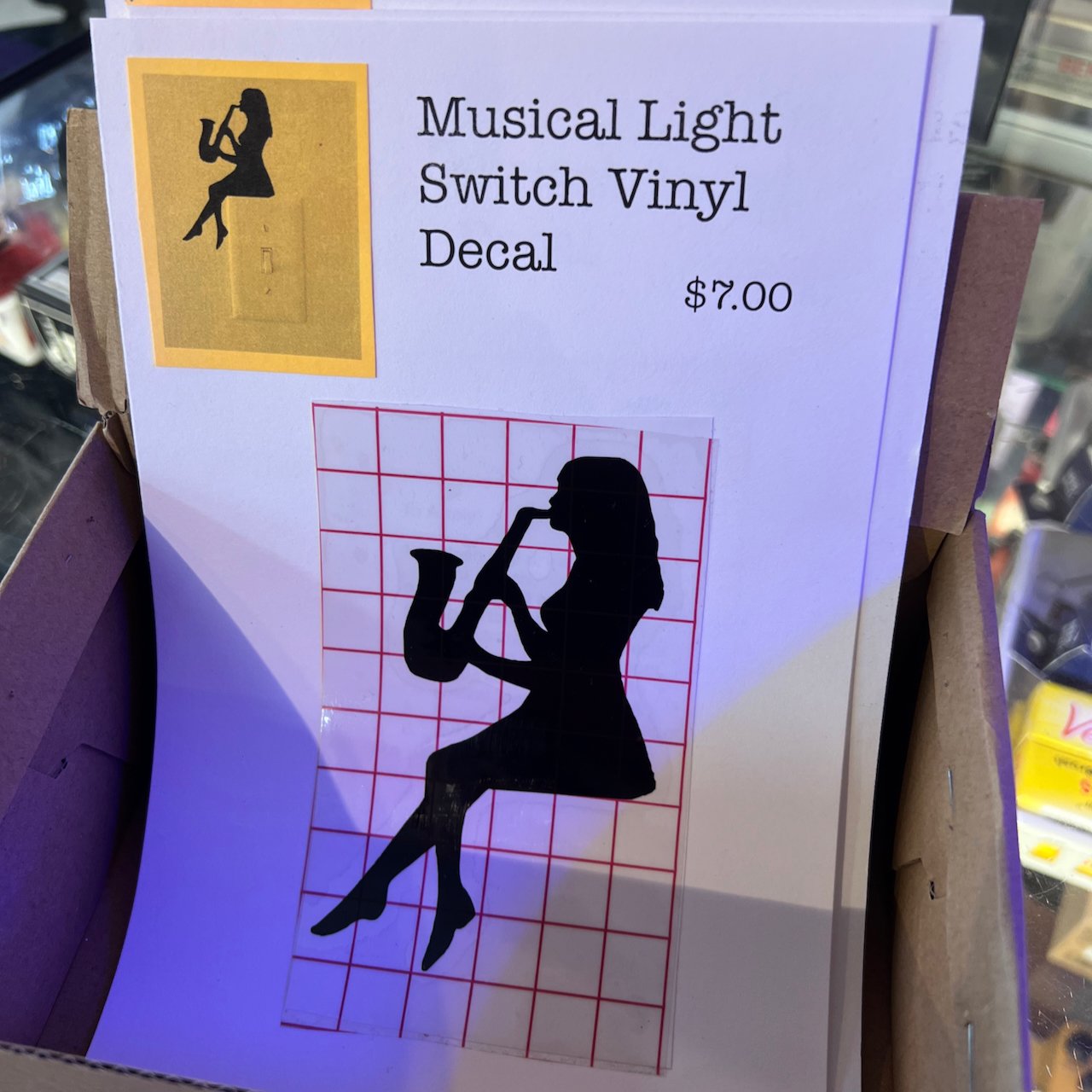Musical Light Switch Vinyl Decal