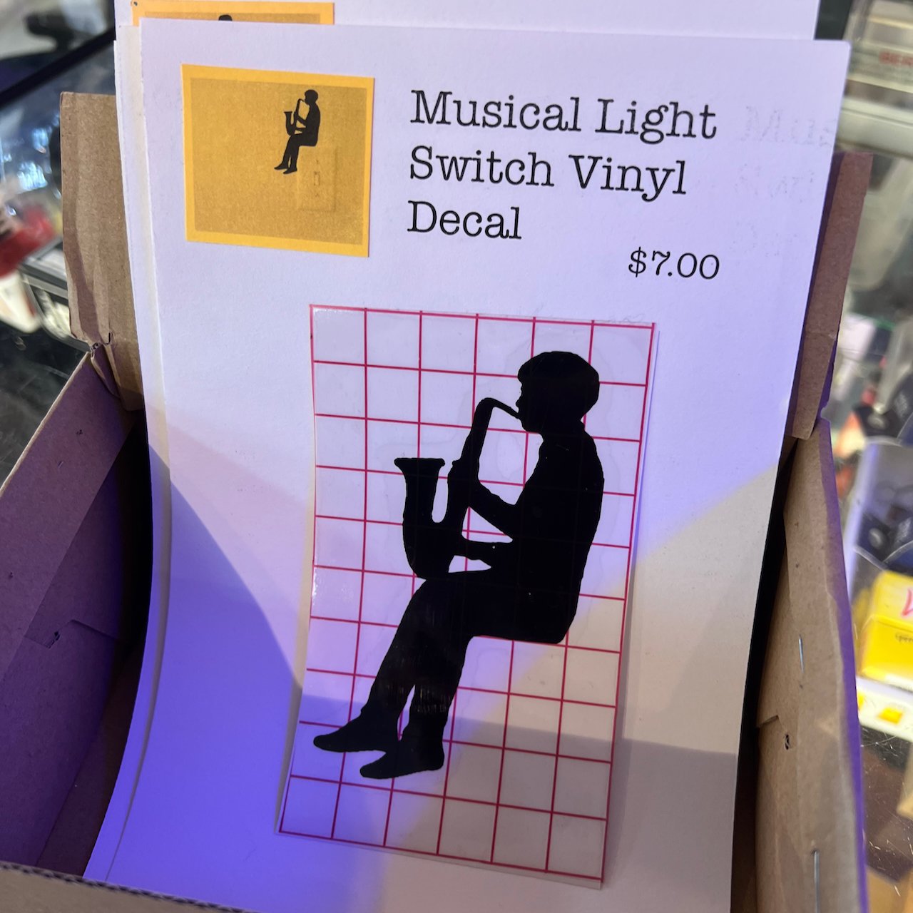 Musical Light Switch Vinyl Decal