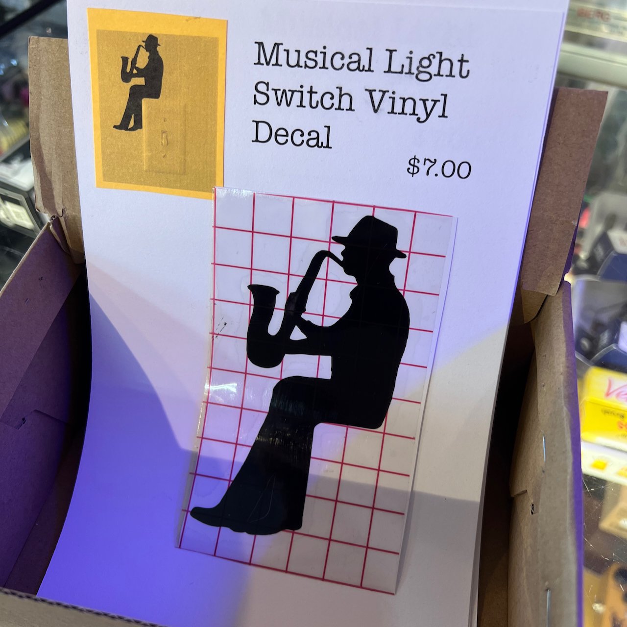 Musical Light Switch Vinyl Decal