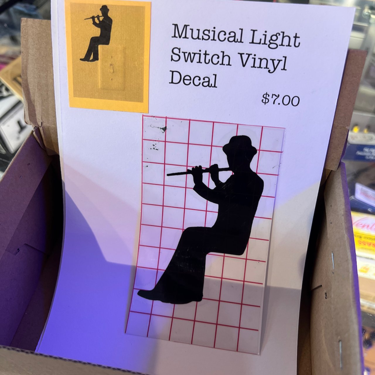 Musical Light Switch Vinyl Decal