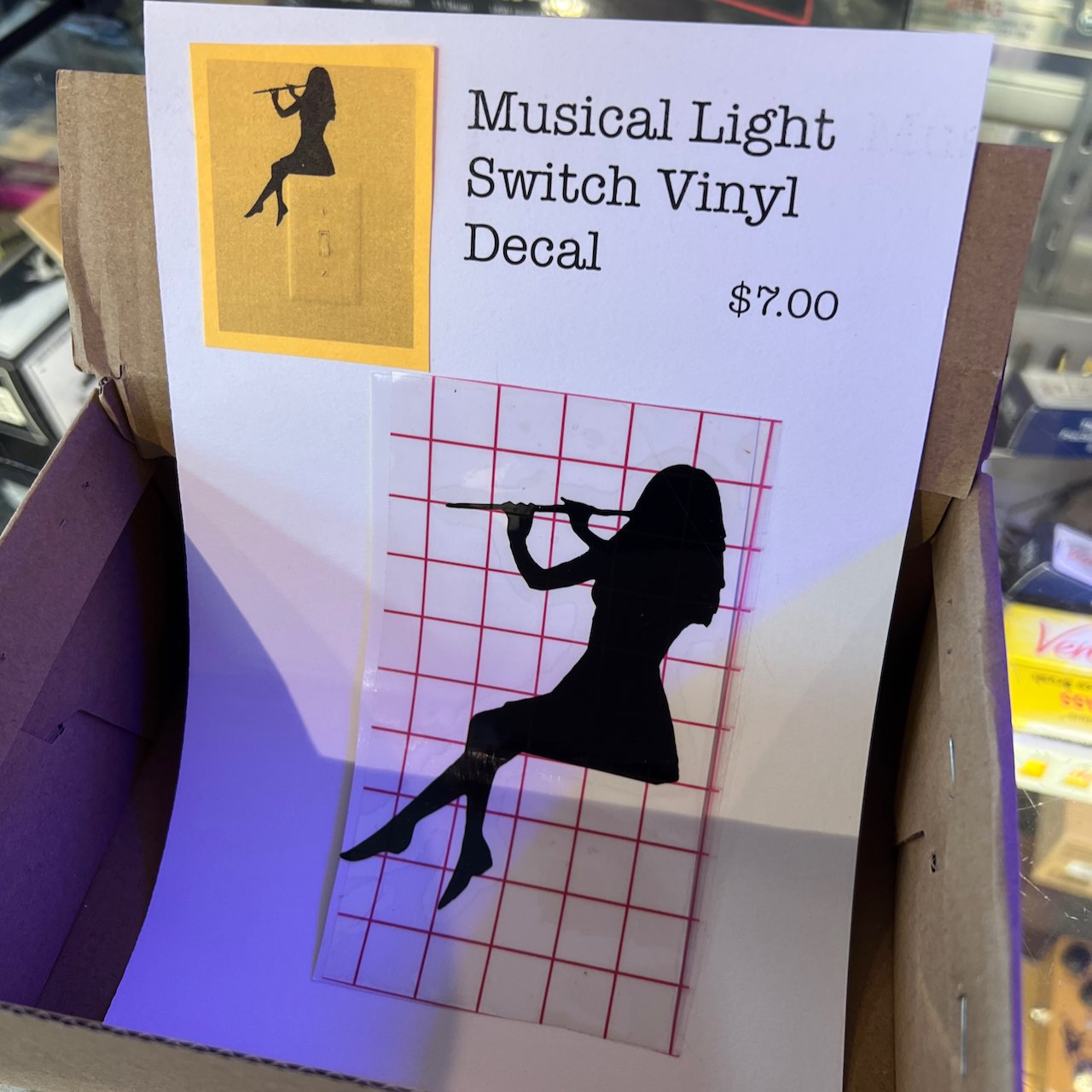 Musical Light Switch Vinyl Decal