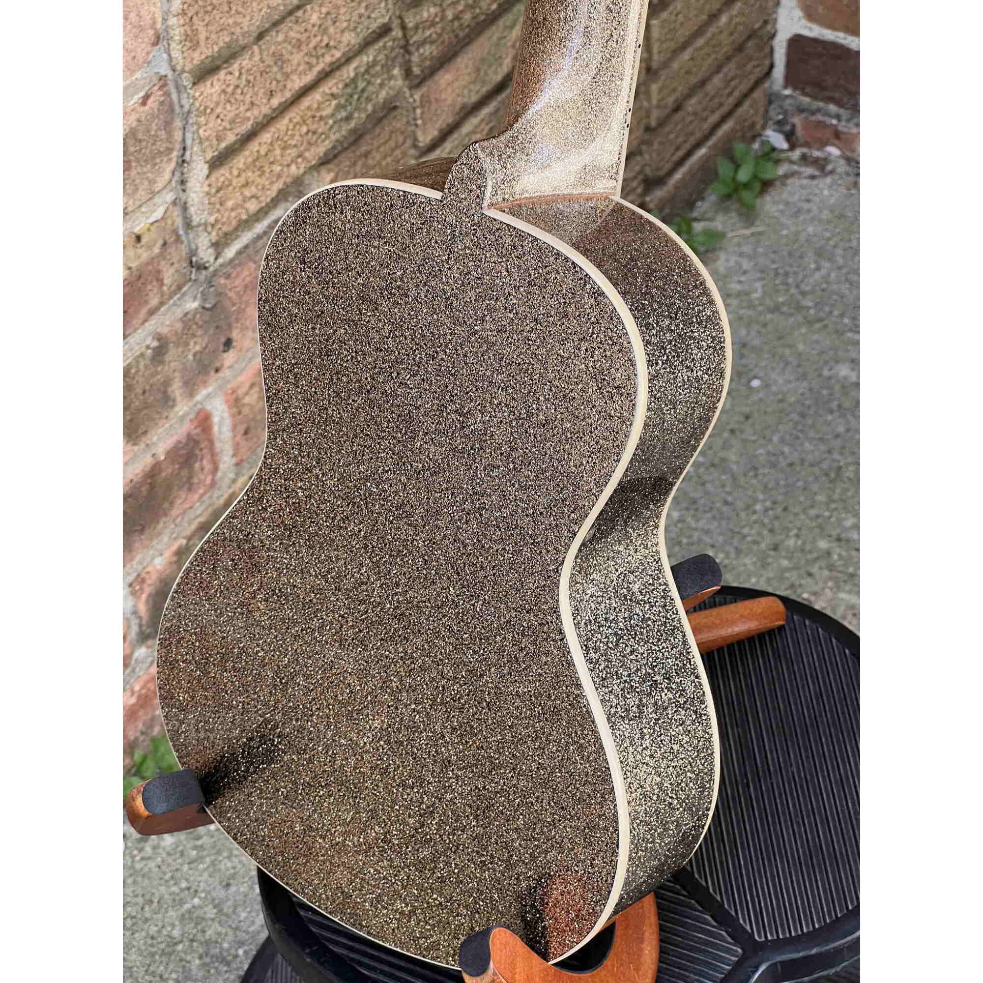 Kala Stardust Gold Sparkle Concert Ukulele