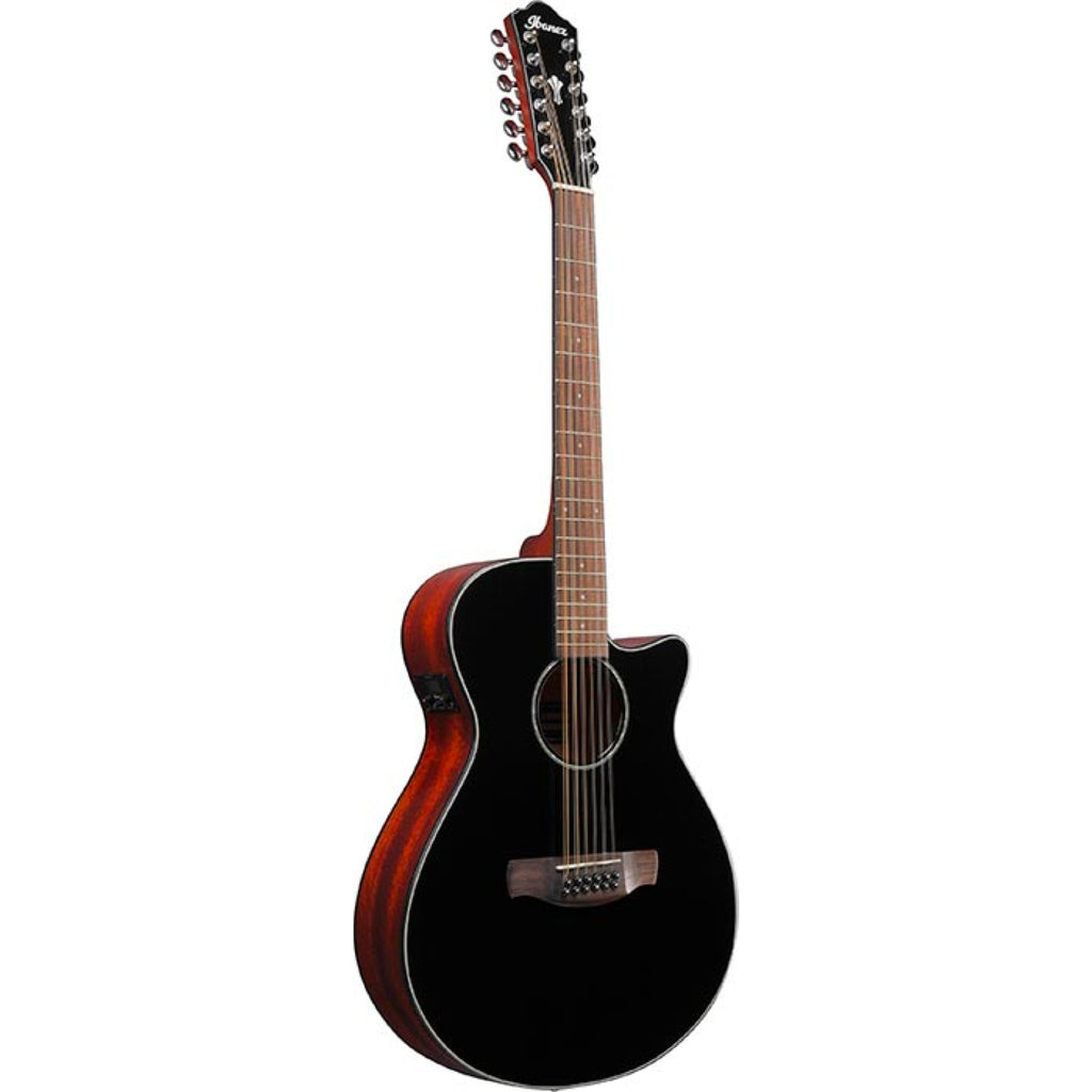 Ibanez AEG5012 12-string Acoustic-electric Guitar - Black