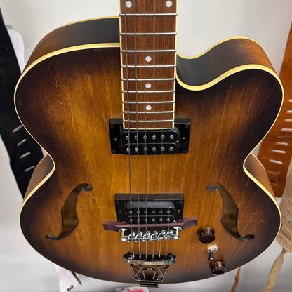 Ibanez Artcore AF55 Hollowbody Electric Guitar - Tobacco Flat - Like new w/HSC