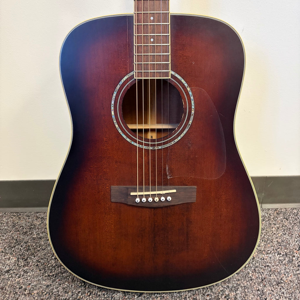 Ibanez Artwood AW-120 RDV Acoustic Guitar - Dark Violin Low Gloss, Used