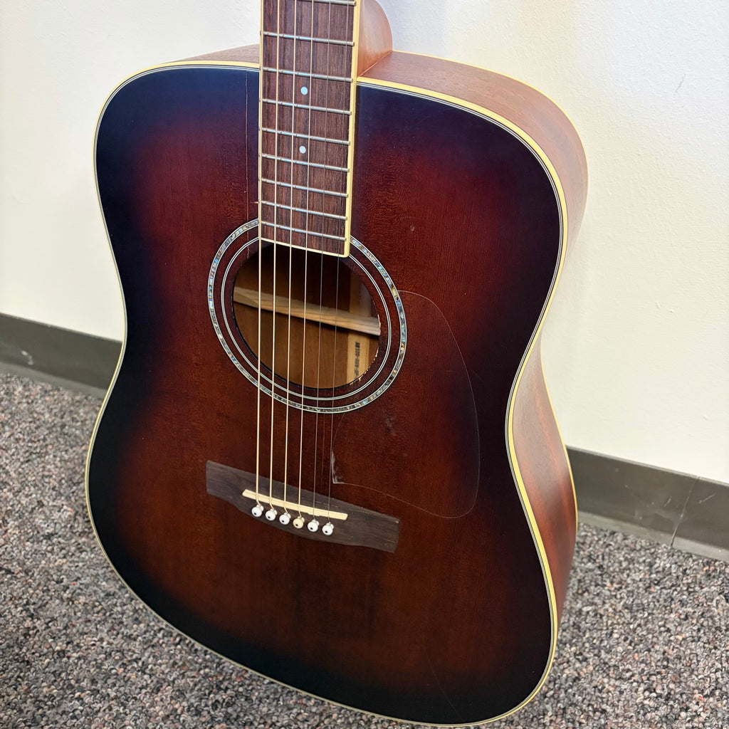 Ibanez Artwood AW-120 RDV Acoustic Guitar - Dark Violin Low Gloss, Used