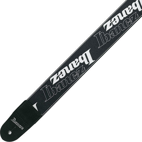 Ibanez GSD50P6 Logo Design Guitar Strap - Black