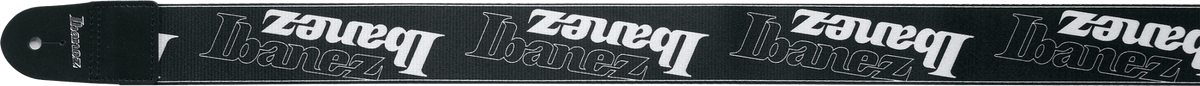 Ibanez GSD50P6 Logo Design Guitar Strap - Black