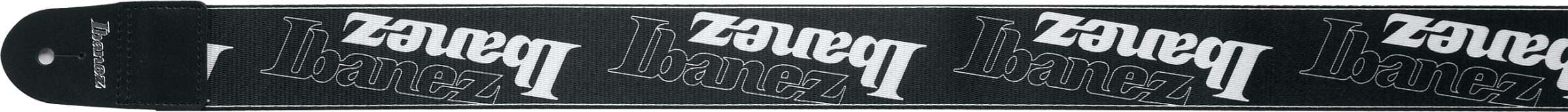 Ibanez GSD50P6 Logo Design Guitar Strap - Black