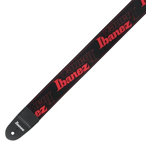 Ibanez GSD50RD Logo Design Guitar Strap - Red
