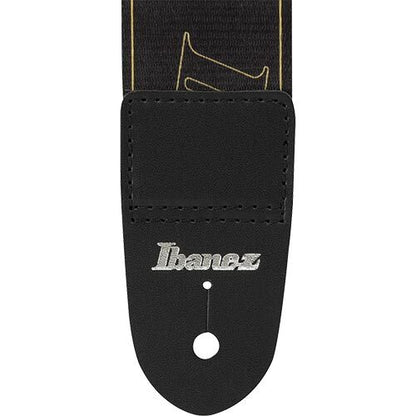 Ibanez GSD50YE Logo Design Guitar Strap - Yellow