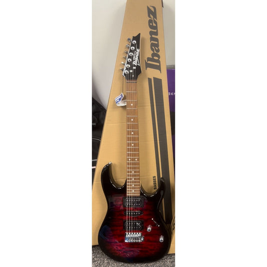 Ibanez Gio GRX70QA Electric Guitar - Transparent Red Burst