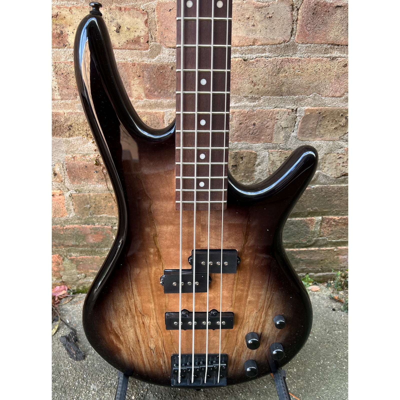 Ibanez Gio GSR200SMNGT Bass Guitar - Natural Gray Burst