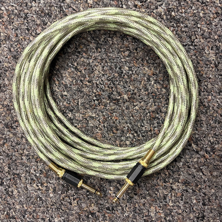 Instrument Cable 25' Radio Shack Braided Heavy Duty, Used