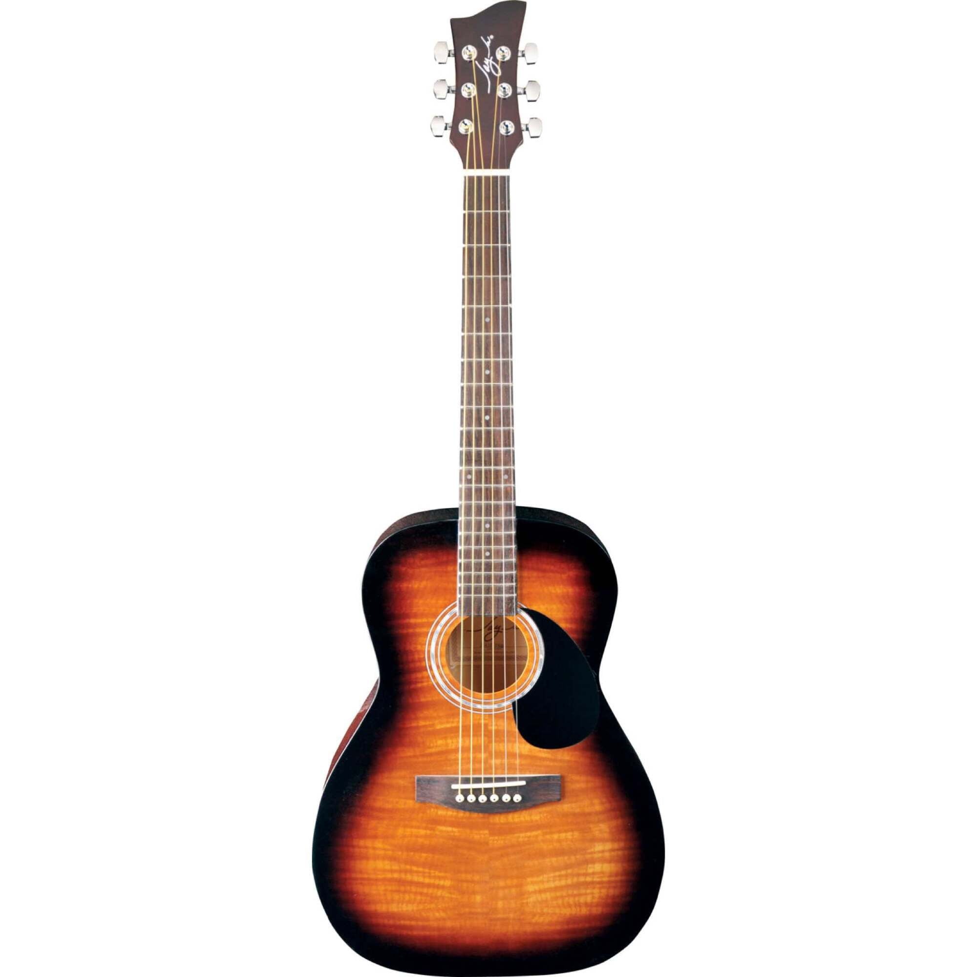 Jay Turser JJ43F-TSB-A Jay Jr Series 3/4 Size Dreadnought Acoustic Guitar. Tobacco Sunburst