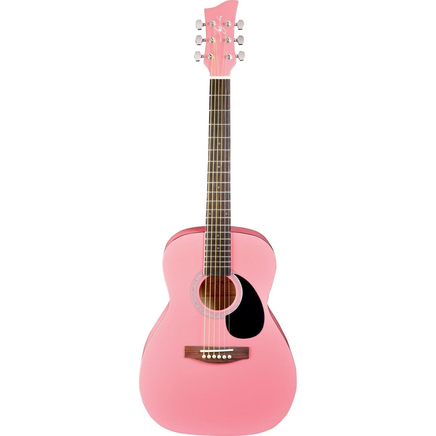 Jay Turser JJ43-PK-A Jay-Jr Series 3/4 Size Dreadnought Acoustic Guitar. Pink