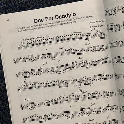 Julian “Cannonball” Adderley Collection Artist Transcriptions