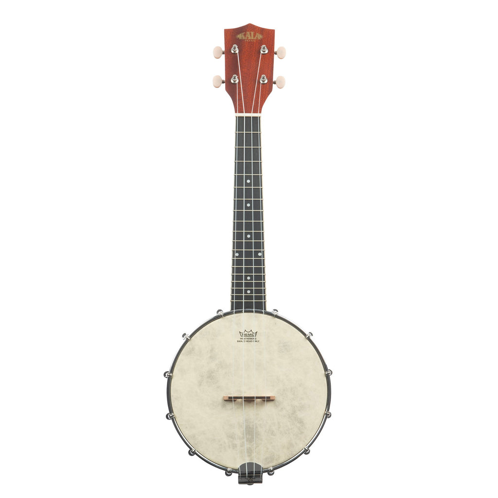 Kala Natural Mahogany Banjo Concert Ukulele with Bag