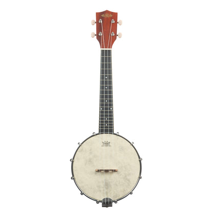 Kala Natural Mahogany Banjo Concert Ukulele with Bag