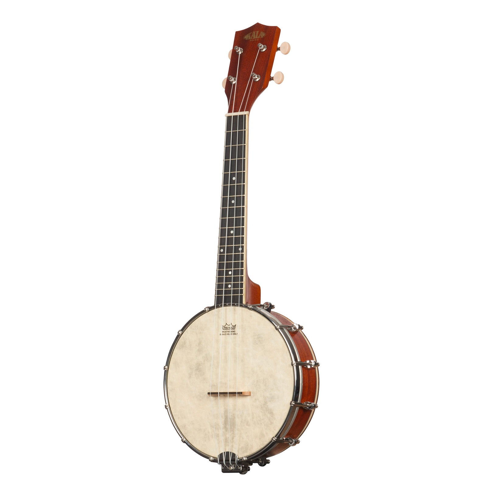 Kala Natural Mahogany Banjo Concert Ukulele with Bag